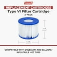 thumbnail image 3 of Coleman Type VI Spa Filter Cartridge - 2 Pack, 3 of 7