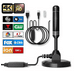 thumbnail image 1 of Antena TV Digital Hdtv Color Negro para Interiores 4K 1080p Xtellar negro, 1 of 4