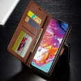 thumbnail image 5 of TCL 20S Case,  W/[Glass Screen Protector]Starshop Leather Wallet-Brown, 5 of 10