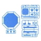 thumbnail image 2 of Soporte de pantalla de base de acción Accesorios Xh-018 Myth Soul Azul claro perfke Soportes de Saint Seiya Soul, 2 of 9