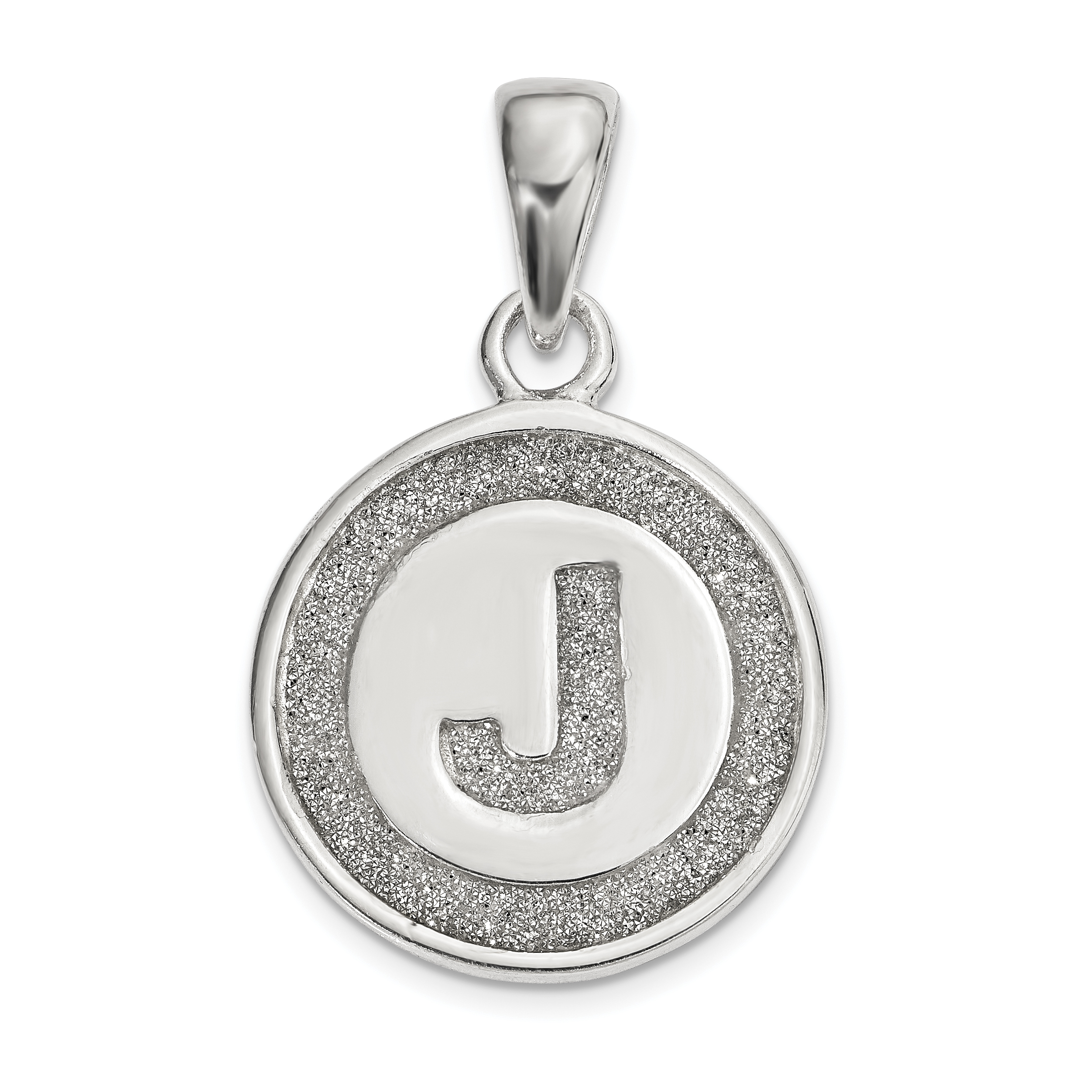 Sterling Silver Polished Flower Circle Pendant 22 27 Pendants /& Charms Jewelry
