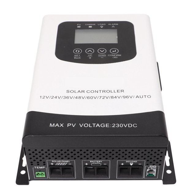 Controlador de Carga Solar MPPT 12 V 24 V 36 V 48 V 60 V 72 V 84 V 96 V Auto Regulador de Panel Solar de 30 A con Pantalla LCD Regulador de Carga para Batería de Litio Sellada ANGGREK Otros