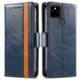 thumbnail image 3 of Case for Google Pixel 5a 5G Cover Leather Wallet Folio Case Book Design Flip Magnetic Closure - Blue, 3 of 5