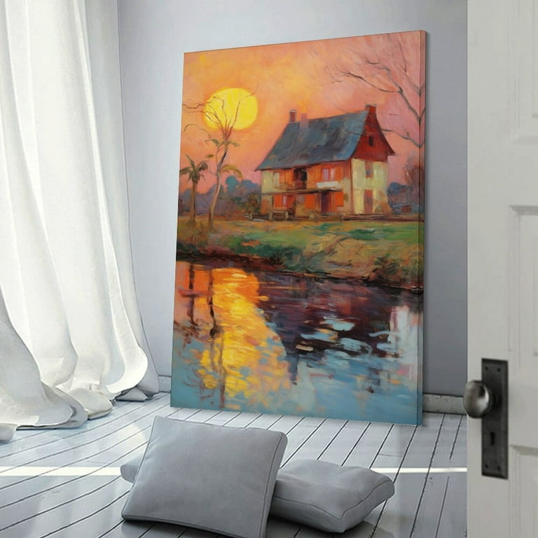 Alfred Sisley Print Painting (77) Home Decor Poster Wall Art