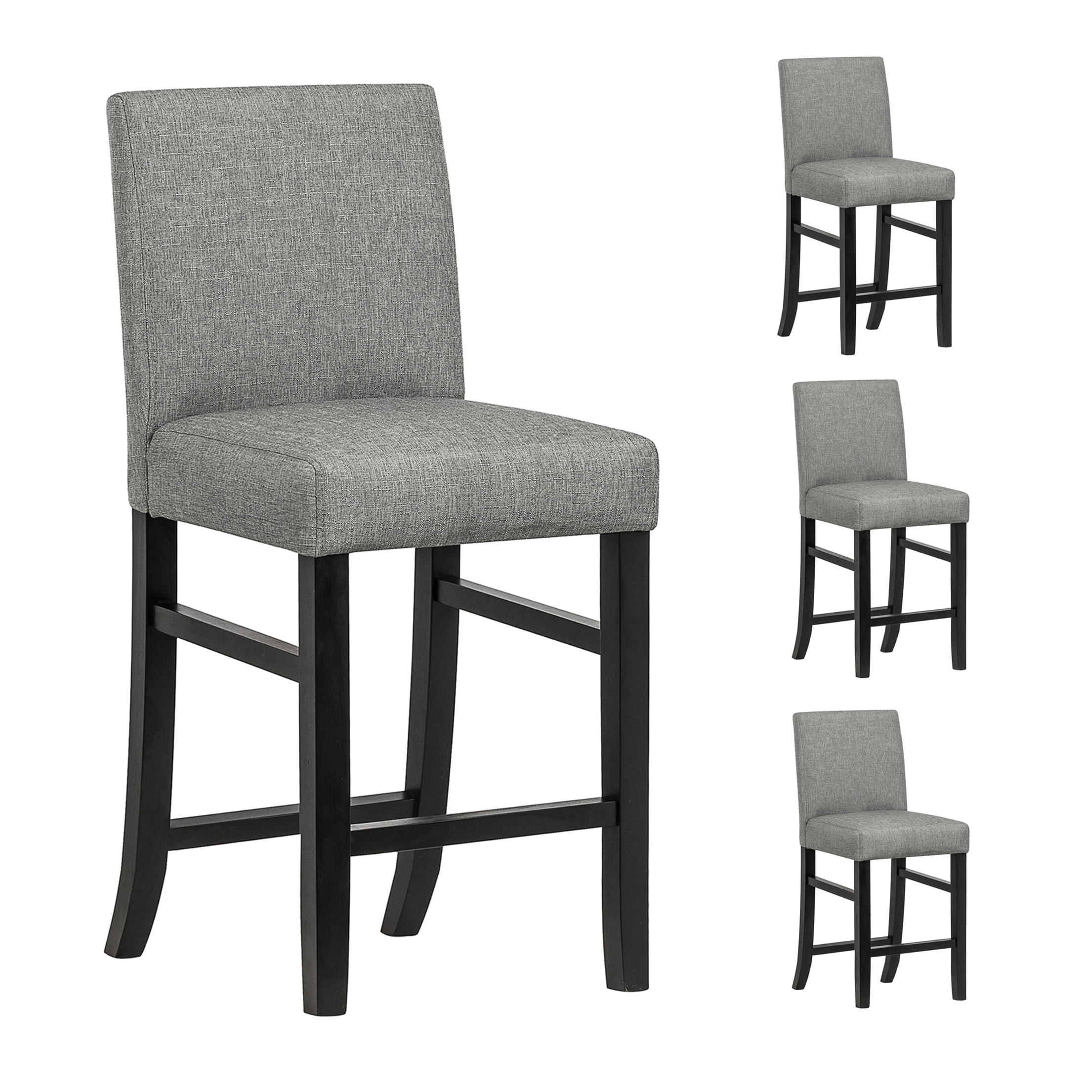 Homy Grigio Gray Fabric Modern Upholstered 24 Inch Bar Stools With Full   965d3bd9 D6ea 4eb5 90fa 6f1e889ef986.626ef3bcdf93f2a8fa1ed3e03d8d7adb 