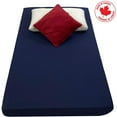 thumbnail image 2 of Refurbished ViscoLogic Prestige Flip able Twin Mattress Perfect Dark Blue, 2 of 6