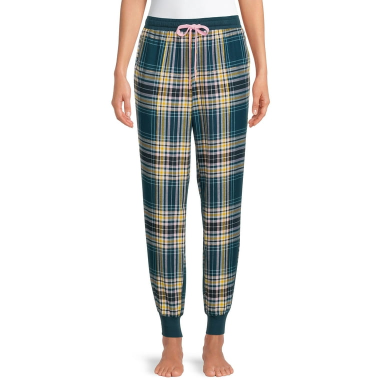 Womens flannel joggers sale