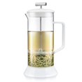 thumbnail image 1 of Prensa de té y cafetera Teabloom Toulouse, 700 ml, color blanco escarchado, 1 of 9
