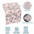 thumbnail image 5 of Rainbows Small Elephants Bed Runner for Cal King Size Bed, Pink Red Flowers Love Animal Soft Bedding Scarf Bedding Protector Slipcover Sofa Throw for Bedroom Hotel Guesthouse, 5 of 8