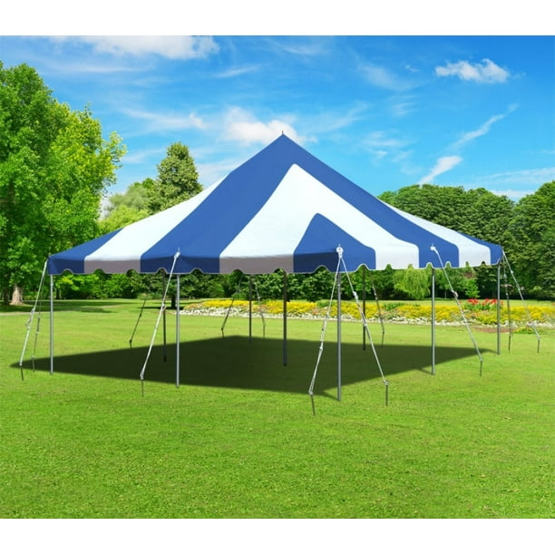 20x20 Premium Outdoor Wedding Event Party Canopy Tent, Blue Waterproof