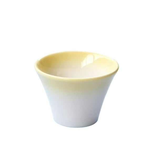 Cateissary Soporte Taza Huevo Desayuno Creatividad Titulares Decoración de vidrio Organización de almacenamiento Banquete Gadget Cocina y Comedor Amarillo