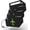 Black, variant on Untethered Luggage Tag Set | 4 Pack Flexible & Bright Silicone Baggage Tags for Travel & Suitcases. Includes Name Cards with Partial Privacy Cover & Stainless Steel Loops for Secure Fastenin