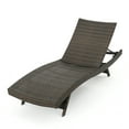 thumbnail image 6 of Wicker Chaise Lounge Chair Recliner Armless Adjustable Lounger Chairs for Poolside, Patio, Deck, or Garden, 6 of 6