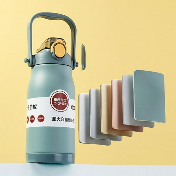 Thermal Water Bottle Keep Cold and Hot Water Bottle Bottles for Water Tea Coffee Vacuum Flasks Stainless Steel Blue