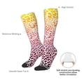 thumbnail image 4 of Pofeuu Leopard Skins And Heads Print Stockings, Adult Running Hiking Socks for Youth and Adult, 4 of 6