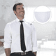 thumbnail image 5 of Diseño de arco circular, hombreras integradas para esponja transpirable, hombreras reutilizables para trajes de mujer, blazer de punto, realzador de hombros adhesivo para accesorios de costura de, 5 of 7