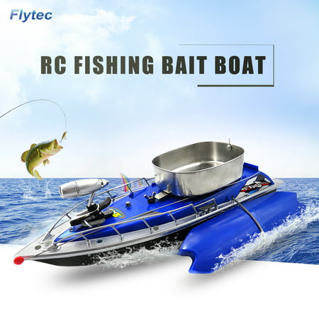 Flytec Intelligent Wireless Electric RC Fishing Bait Boat Remote Control Fish Finder Ship Searchlight