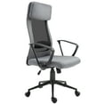 thumbnail image 1 of Vinsetto High Back Mesh Office Chair, Computer Chair with Headrest, Adjustable Height, Tilt Function and Armrests, Grey, 1 of 10