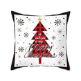 thumbnail image 4 of Fundas de almohadas navideñas, 18 x 18 pulgadas, funda de cojín navideña de invierno, decoración para sofá, juego de 4, 4 of 5