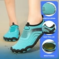 thumbnail image 2 of AUXDIQ Water Shoes Women Men Quick Dry Aqua Shoes Barefoot Beach Swim Shoes, Blue, 9 US, 2 of 6