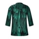 thumbnail image 5 of Puntoco moda mujer cuello pico 3/4 manga blusa estampada otoño casual pulóver tops Puntoco Puntoco-5244, 5 of 8