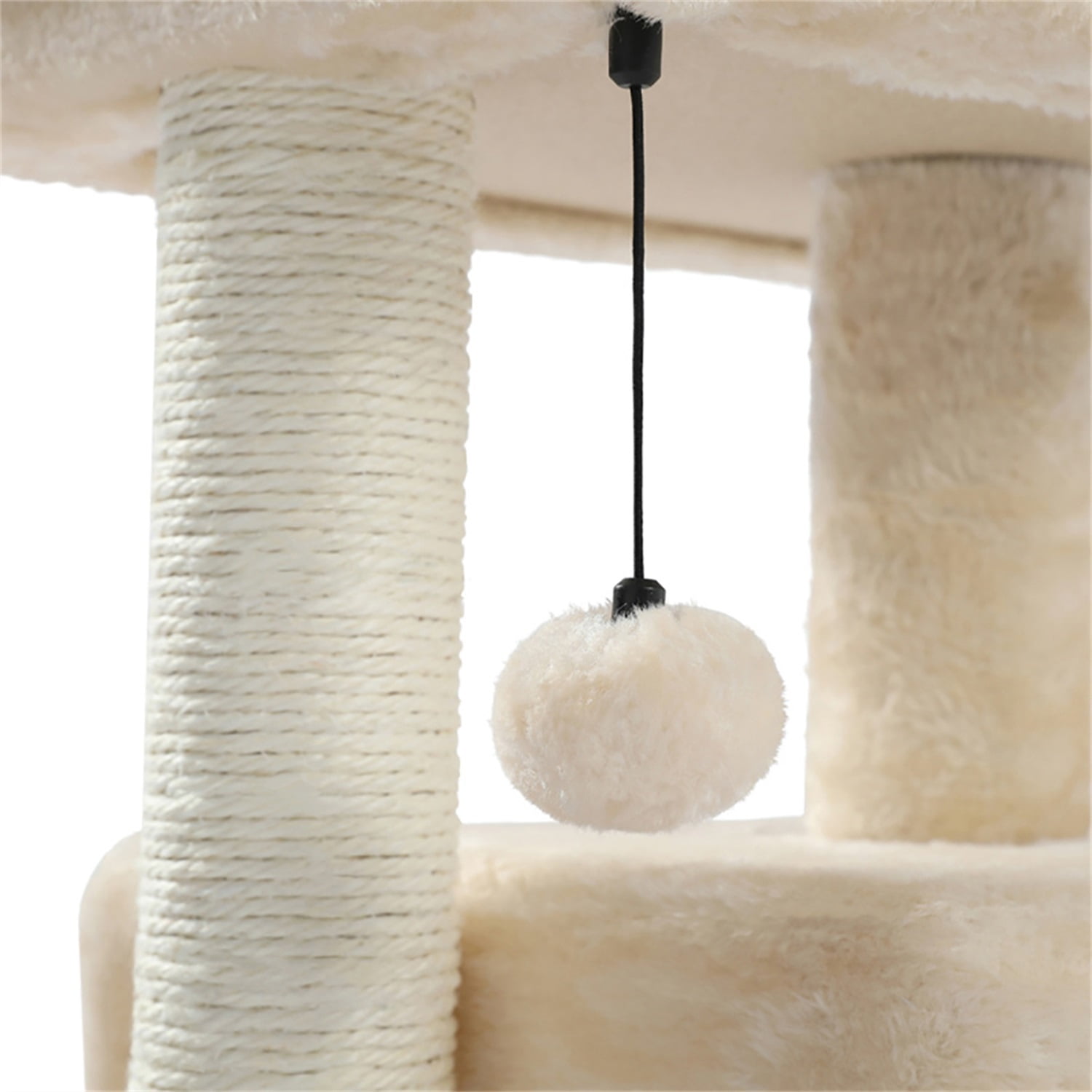 Pefilos Cat Tree Cat Houses for Outdoor Cats Cat Condo for Large Cats with Sisal Scratching Posts, Cat Nest for Indoor Cats Plush Perch, Cat Tower Furniture Cat Bed, Beige Pefilos Cat Tree Cat Houses for Outdoor Cats Cat Condo for Large Cats with Sisal Scratching Posts, Cat Nest for Indoor Cats Plush Perch, Cat Tower Furniture Cat Bed, Beige