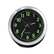 Mini Fluorescent Wall Clock, Light Up Quartz Clock, Universal Pocket Watch with Luminous Hands, Compact Digital Clock for Home, Office,Glow-in-the-Dark Wall Clock for Easy Time Viewing Day