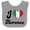 Heather and White, variant on Inktastic Florence Italy Vacation Boys or Girls Baby Bib