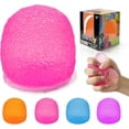 thumbnail image 6 of Stress Balls-Gumdrop Squishy Stress Adults, Super Solid Squeeze Ball, Sensory for Stress Relief, Birthday, Easter Basket Stuffers and Party Favors(Pink), 6 of 10