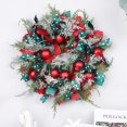 thumbnail image 1 of Guirnalda de puerta de Navidad Decoración Guirnalda de Navidad Decoraciones navideñas para interiores y exteriores JShteea El nuevo, 1 of 8
