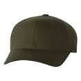 thumbnail image 2 of Flexfit - Twill Baseball Cap, Olive S/M, 2 of 7