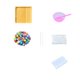 thumbnail image 4 of Aparatos de cocina, Accesorios de cocina, Utensilios de cocina, Manualidades con herramientas de cocina, Juego de mosaicos, Posavasos de madera, Juego de mosaicos de colores variados, Paquete de manua, 4 of 5