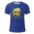 thumbnail image 4 of FDGIU 2025 Men's Halloween Graphic Tee; Funny Graffiti Crewneck T-Shirts, Loose Fit Short Sleeve Novelty Top, Dark Casual Halloween Shirt, 4 of 5