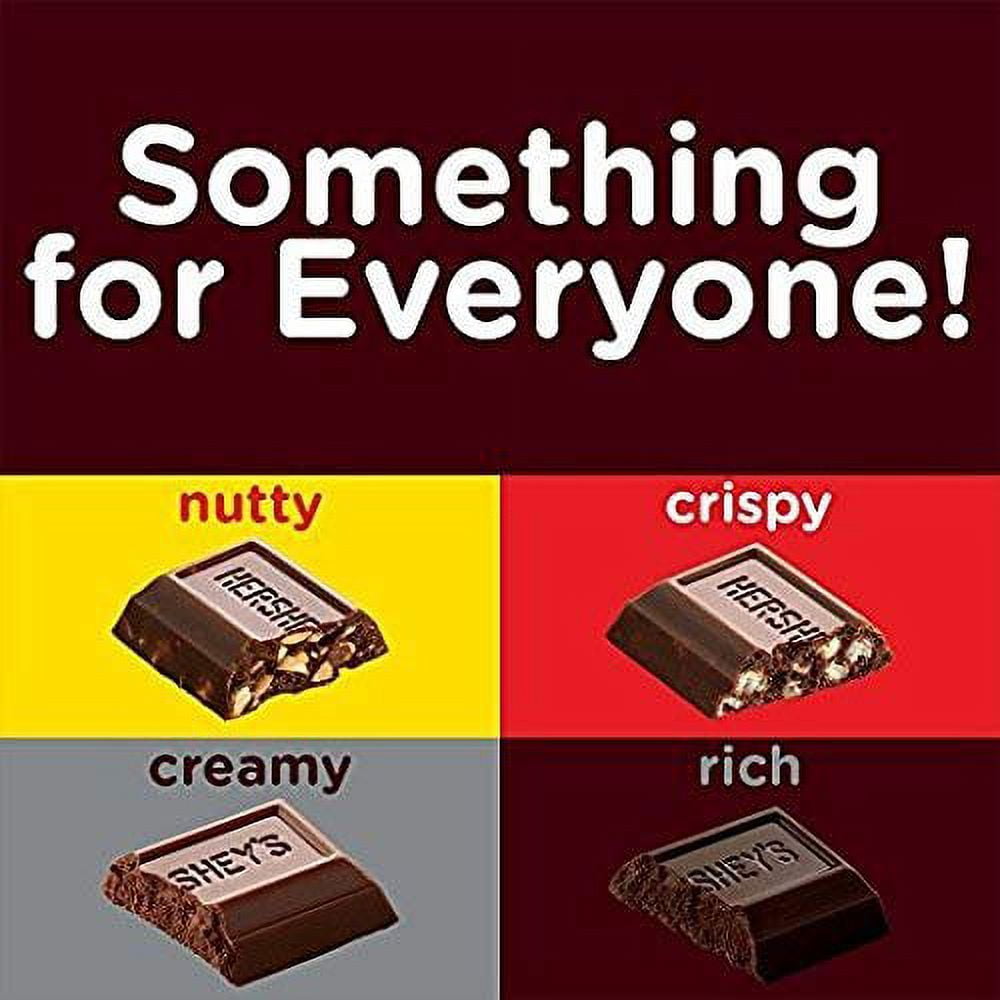 Hershey's Chocolate Assorted Miniatures, Mr. Goodbar, Hershey's Special Dark Chocolate, Hershey's Milk Chocolate, Krackel Candy Bar, 2 Pounds