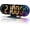 Orange, variant on ABCISI Digital Alarm Clocks with Night Light, Loud Alarm Clock for Heavy Sleepers Adults Teens Kids Seniors, 3 Brightness 2 Alarm LED Display Mirror Clocks for Bedside Desk Bedrooms Living Room,Green