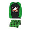 thumbnail image 3 of Odeerbi Christmas Pajamas for Family Holiday Long Sleeve Family Christmas Pajamas Matching Sets Dad Plaid Printed Tops Pants Set Two-Piece Sleepwear Xmas Family Matching PJs Set Multicolor, 3 of 3