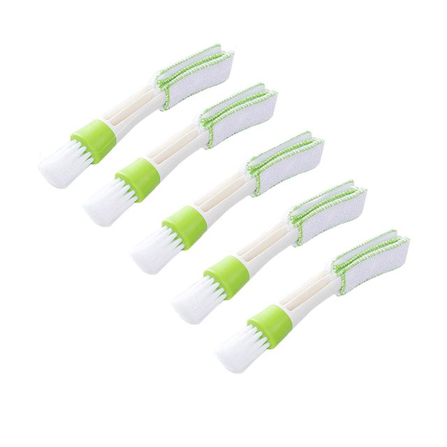 Limpiador de Persianas Soledad 5x Mini Cepillo de Ventilación Doble Extremo