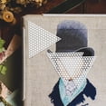 thumbnail image 2 of KAKOWELY shape canvas 10pcs Plastic Mesh Canvas Sheets Triangle Shapes Embroidery And Cross Stitch Canvas Sheets For Crafting And Sewing Projects Diy Needlework, 2 of 5