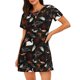 thumbnail image 1 of Disketp Animal Koi Fish para Camisón Corto de Manga Corta para Mujeres, Camisón Cómodo con Escote Redondo, Bonito y Confortable, 1 of 6