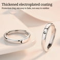 thumbnail image 4 of Openpig Sun and Moon Promise Rings for Her Couples Wedding Band Jewelry Engagement Matching Open Rings for Women, 4 of 9
