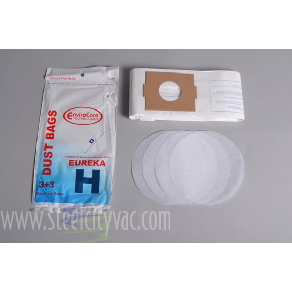 3 EnviroCare for Eureka Style H Vacuum Bags