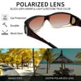 thumbnail image 5 of Joopin Sunglasses Fit Over Glasses, Polarized 100% UV Protection Wrap-around Sunglasses for Men & Women Driving, 5 of 8