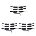 thumbnail image 2 of Yuarrent Pack of 6 Electric Guitar Bridge Stringed Portable Modified Saddle Saddles Stylish Insturment Wrench with Accessories Components Type1 NO1, 2 of 6