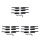 thumbnail image 2 of Toystoory Pack of 6 Electric Guitar Bridge Stylish Components Wrench with Stringed Portable Saddle Accessories Modified Saddles Insturment Type1 NO1, 2 of 6