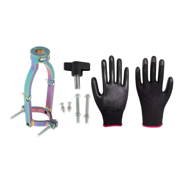 Adaptador de broca de agujero cuadrado, soporte de fijación de broca, ajustable profesional juego completo Cola Adaptador de broca