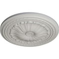 thumbnail image 3 of Ekena Millwork 20 1/2"OD x 1 7/8"P Alexa Ceiling Medallion (Fits Canopies up to 2 7/8"), Hand-Painted Ultra Pure White, 3 of 6