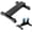 BLACK-high, variant on Steel Raise Block - Heavy Duty Stretch Platform for Seated & Standing Raises, Extension, Dumbbell Raise & Strength Equipment for Gym