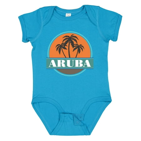 

Inktastic Aruba Vacation Sunset Gift Baby Boy or Baby Girl Bodysuit