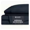 thumbnail image 1 of Juego de Sábanas Matrimonial de Microfibra Esquimal, Hipoalergénicas para Colchones de hata 40 cm alto , Aspero, 1 of 7