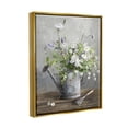 thumbnail image 3 of Stupell Industries Gardening Can Daisy Bouquet Botanical & Floral Painting Gold Floater Framed Art Print Wall Art, 17 x 21, 3 of 9